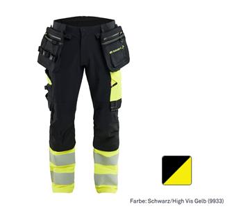 114516489933 Arbeitshose 4 Wege Strech Blaklader schwarz_high vis gelb.jpg